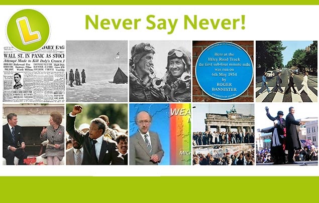 Never Say Never Pt1 - Milestone Moments Never Say Never Pt1 - Milestone Moments