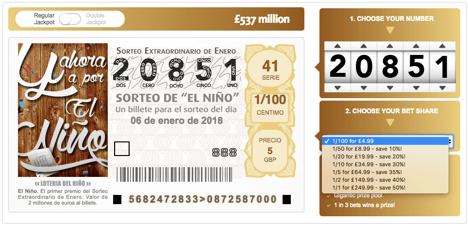 El Nino 2021 Lotterie