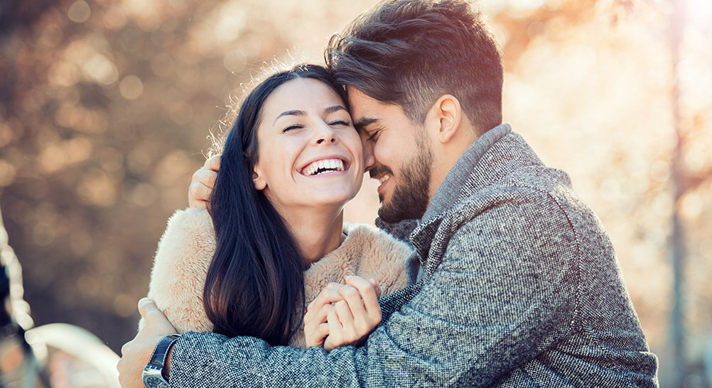 Happy couple celebrate a lotto win