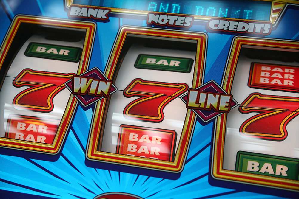 Bar Symbols An image from a slot machine showing several BAR symbols