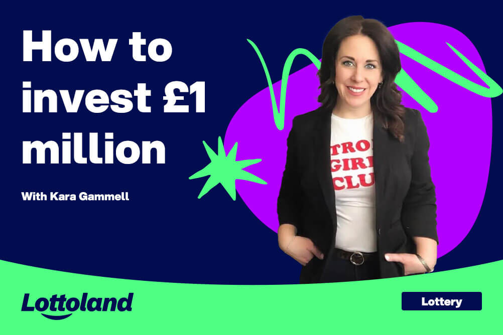 How to Invest Lottery Winnings Kara Gammell presenting tips on how to invest lottery winnings and manage £1 million.