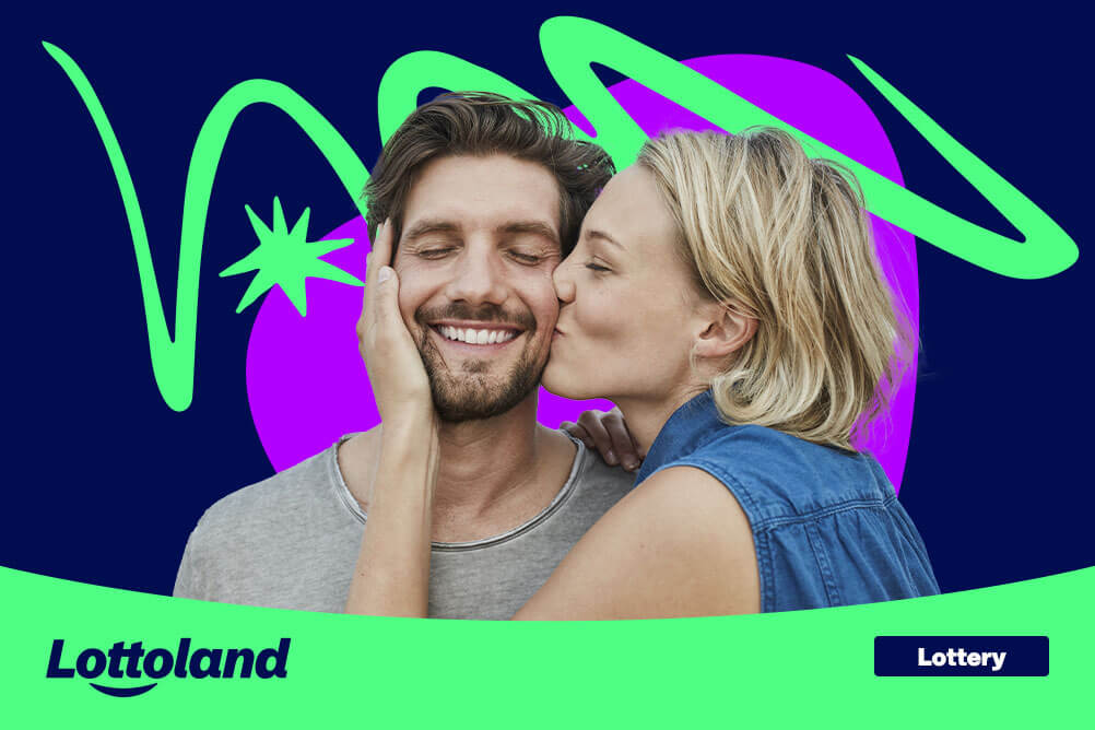 Are Lottery Winnings Taxed in the UK Happy couple celebrating their lottery win and wondering if lottery winnings are taxed in the UK.