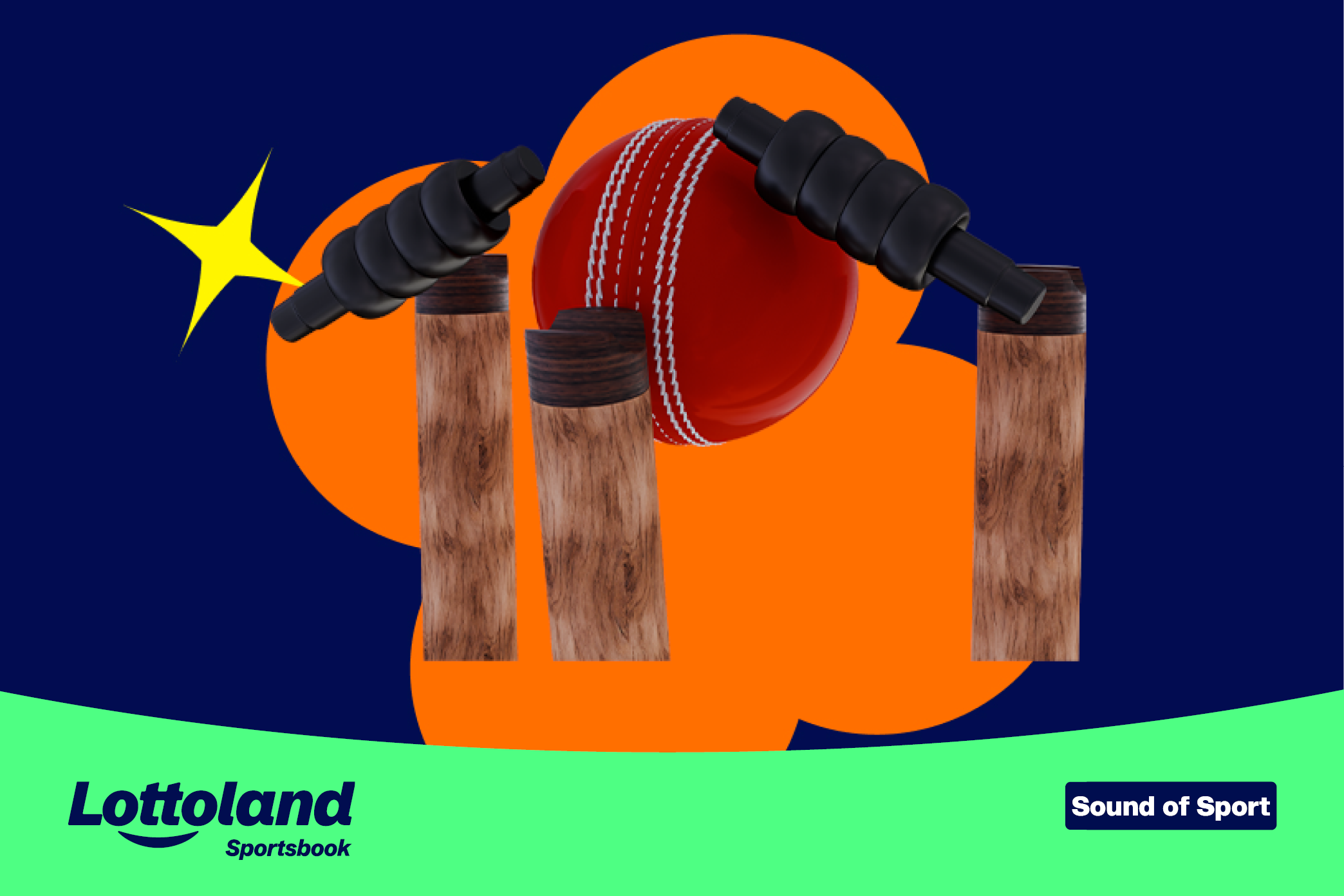 A cricket ball making it's distinctive thwack as it hits the wickets - on of the distinctive sounds in our sound of sport quiz
